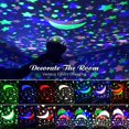 thumbnail image 3 of Proyector de luz nocturna navideña para niños, luz nocturna con forma de luna y estrellas giratoria de 360 grados para bebés de 2 a 12 años, regalos para guardería, dormitorio infantil | Par, 3 of 4