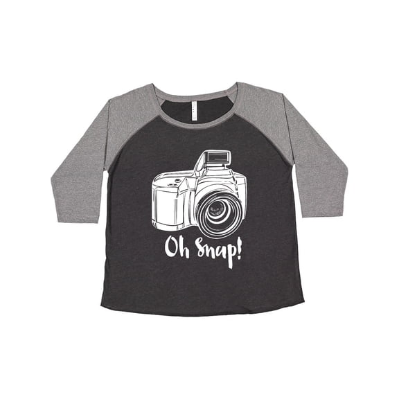 Inktastic Camera Oh Snap Women's Plus Size T-Shirt