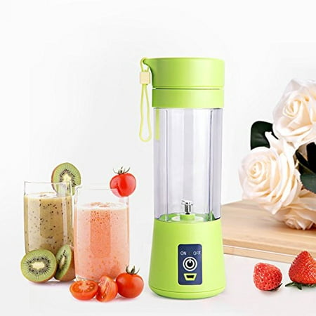E-UNIONA Rechargeable Household Portable Mini Fruit Juice Extractor,USB Electric Safety Juicer Cup,Food Grade Pc+Food Grade Rubber (Best Raw Food Juicer)