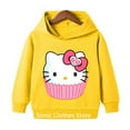 Kawaii Hello Kitty Hoodie Kids Clothes Girls Clothing Fashion Baby Boys