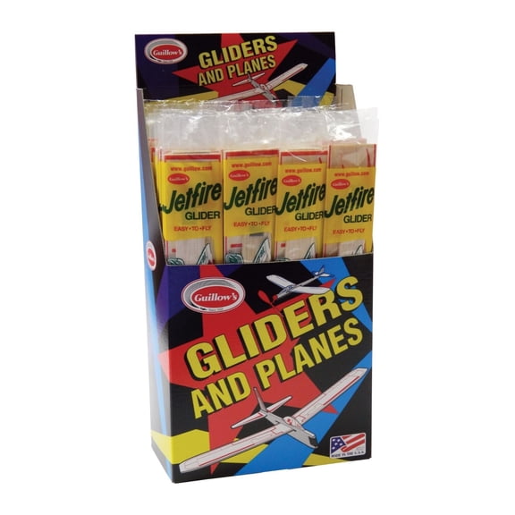 Guillow's Jetfire 48 Plane Wholesale Display Pack, Balsa Wood, Flying  GUI-30DIS