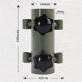 thumbnail image 1 of 6pcs Awning Canopy Pole Fixed Tube Ground Bracket Windproof Adjustable Tent Support Pole With Groun, 1 of 5