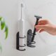 thumbnail image 5 of Soporte para cepillos de dientes montado en la pared – Organizador de baño de hierro, estantería de almacenamiento con cuchillas que no perfora, diseño resistente a carga y resistente al óxido, 5 of 6