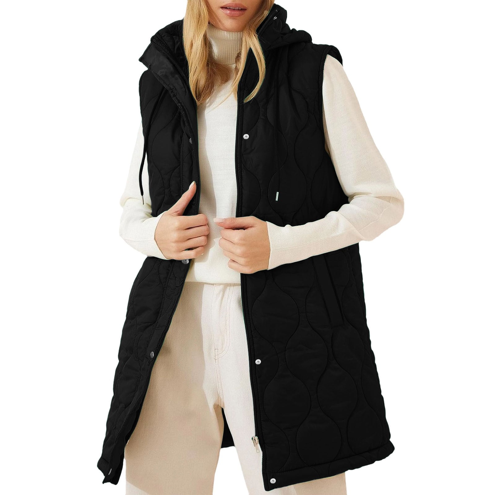 Eddie Bauer Women's Packable Zip Up Quilted Down Vest With Pockets