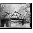 thumbnail image 2 of Historic Framed Print, Gordon County Road 220 Bridge, Spanning Pine Log Creek on County Road 220, Fairmount vicinity, Gordon County, GA, 17-7/8" x 21-7/8", 2 of 9