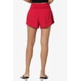 thumbnail image 3 of TheMoogan Women's PLUS High Waist Lightweight Running Shorts Brief Inner Gym Athletic Workout, 3 of 7