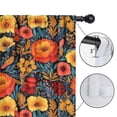 thumbnail image 4 of Blackout Kids Curtains,Pioneer Flower Childrens Insulated Curtains Set Of 2,Bedroom Essentials,Toddler Room Decor 52x63in(132x160cm), 4 of 4