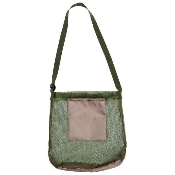 landege Large Capacity Mesh Bag Convenient Shoulder Bag Folding Crossbody Bag Outdoor Supply