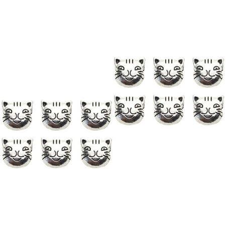2 Pack Jewelry Accessories Cat Collars with Bells Toys Balls Silver