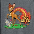 thumbnail image 3 of Bambi - Too Cute - Men's Long Sleeve T-Shirt, 3 of 5