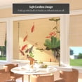 thumbnail image 2 of Red Lantern Bamboo Window Shade Blind - Koi Pond 72" W, 2 of 7