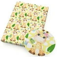 thumbnail image 3 of Free ShipAnimals Zoo Giraffe Lion100% Pure / Polyester Cotton Satin Material Patchwork Sewing Fabrics Quilt Needlework DIY Cloth, 3 of 6