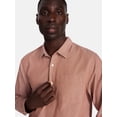 thumbnail image 4 of George Men's Poplin Shirt with Long Sleeves, Sizes S-3XL, LT-4XLT, 2XB-6XB, 4 of 5