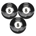 thumbnail image 3 of KAKOWELY 3Pcs Molecular Structure Engineering Resin Billiard Ball Easy to Clean Players of All Skill Levels, 3 of 8