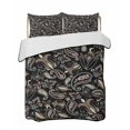 thumbnail image 2 of Quilts Twin XL Size, Boho Black Floral Soft Comforter Bedding Set for Bed, Farmhouse Botanical Vintage Paisley Flower Lightweight Quilted Bedspread with Pillow Cover(2 Pieces), 68x98 Inch, 2 of 6