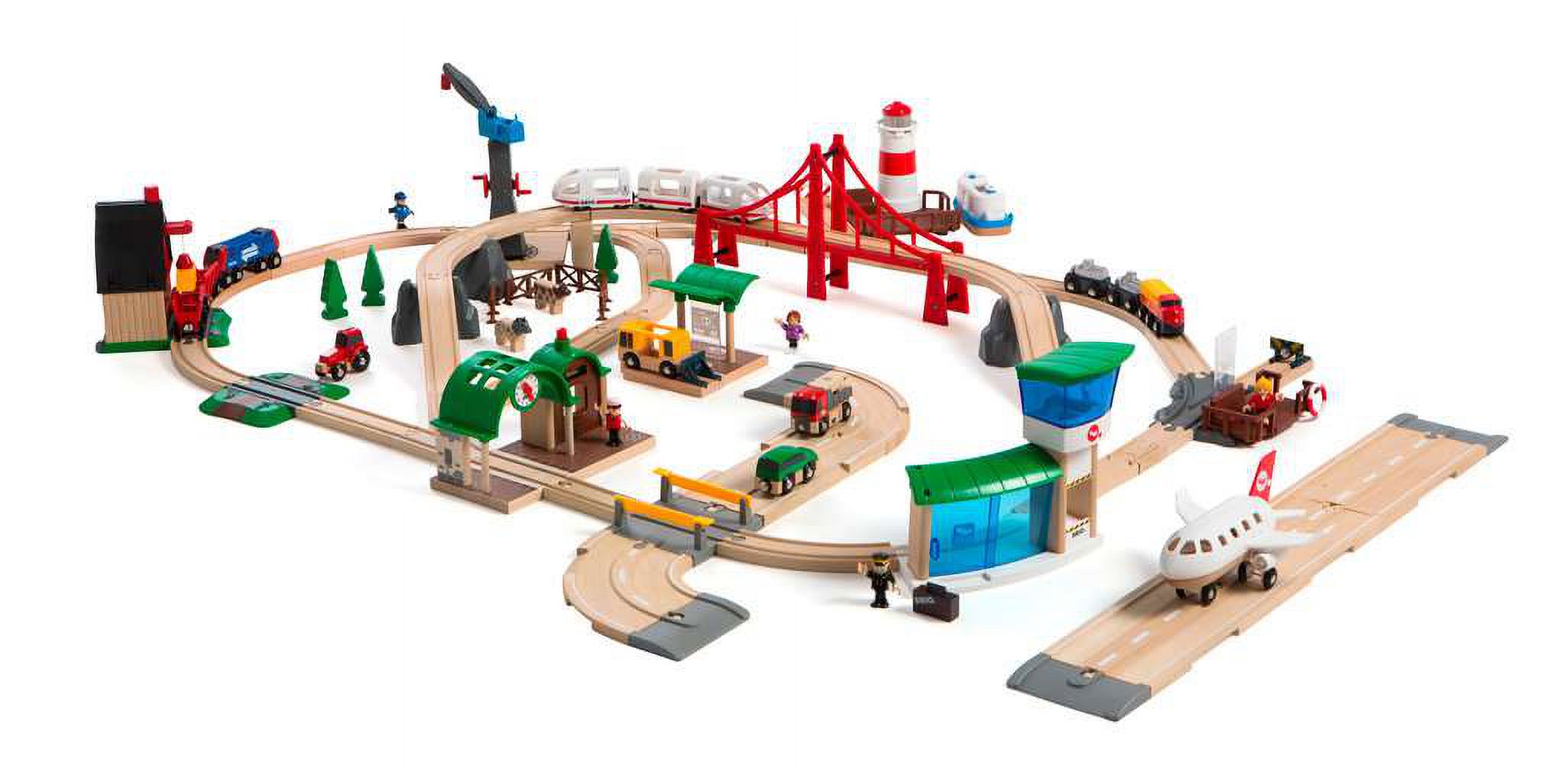 BRIO Railway World Deluxe Set Train Set - Walmart.com