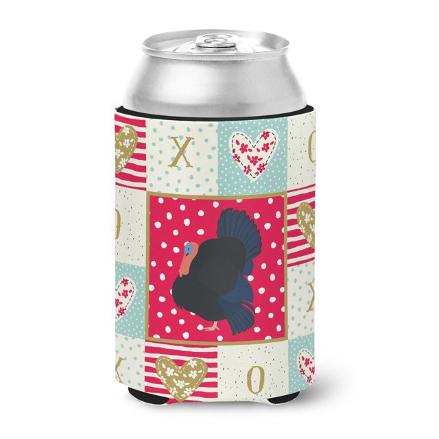 ""Caroline'S Treasures Ck5412Cc Norfolk Black Turkey Love Can O Bottle Hugger Bebidas frías-Koozies Multicolor""