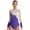 Purple, variant on Sparkle Mesh Ballet Dance Leotard for Women Long Sleeves Gymnastics Workout Fitness Bodysuit Burgundy S