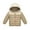 Khaki M, variant on Hooded Puffer Jackets for Boys and Girls from 7 To 14 Years Old – Autumn and Winter Coat, Warm and Comfy – Lightweight and Packable
