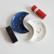 thumbnail image 4 of Bandeja para platos de joyería Small Moon, juego de 2, plato decorativo de baratija de cerámica, bandeja decorativa moderna para tocador, 4 of 7
