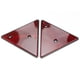 thumbnail image 4 of Paquete de 3 señales de advertencia reflectoras de seguridad, señal de seguridad triangular para vehículos de movimiento lento, reflectante de grado de ingeniería para camiones al aire libre, 4 of 5