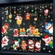 thumbnail image 1 of Pegatinas de decoración navideña Diseño de escena de ventana de vidrio de centro comercial navideño Pegatinas electrostáticas de muñeco de nieve de Papá Noel, 1 of 4