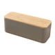 thumbnail image 2 of Panera rústica con tapa de madera para postres, meriendas y panes caseros. Tapa gris sin agujero, 2 of 9