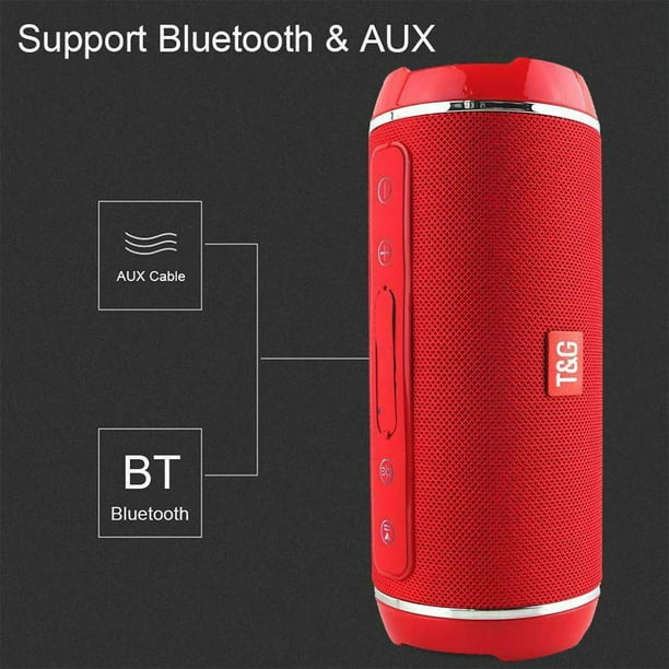 40W Portable Wireless Bluetooth Speaker Stereo Bass Loud USB AUX Cable FM  Gift