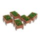 thumbnail image 2 of 5pcs Modelo Juguetes Flota Flores Jardín Parque Ferroviario Parterre Frontera 1:50, 2 of 8