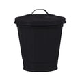 thumbnail image 7 of Hadanceo Garbage Can,Desktop Trash Can Large Capacity with Lid Bucket Shape Stainless Leakproof Garbage Storage Coated Large Opening Waste Bin Household Supplies, 7 of 7