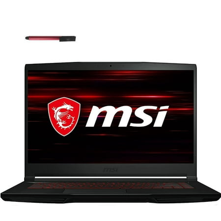 MSI GF63 15.6" FHD GTX 1650 Max-Q 4GB Gaming Laptop Computer, Intel Quad-Core i5-10300H (Beat i7-8809G), 16GB DDR4 RAM, 512GB PCIe SSD, WiFi 6, BT 5.1, Backlit KB, Windows 10