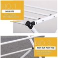 thumbnail image 3 of 3 Tier Clothes Airer Dryer Laundry Horse Drying Rack Indoor Outdoor Heavy Duty, 3 of 5