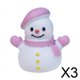 thumbnail image 1 of 3xMicro Estatua Navideña De Muñeco De Nieve En Miniatura, Linda Para Bricolaje, Jardín De Hadas Navideño, Estilo A, 1 of 10
