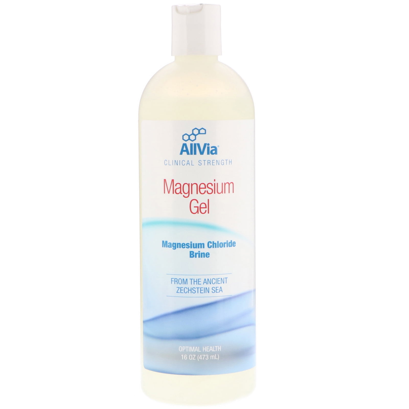 AllVia Magnesium Gel Magnesium Chloride Brine 16 oz 473 ml Walmart