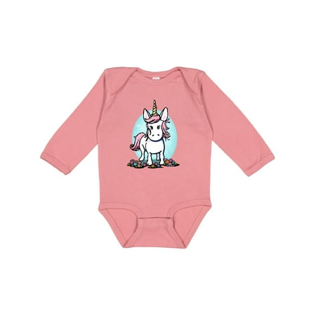 

Inktastic KiniArt Unicorn Gift Baby Boy or Baby Girl Long Sleeve Bodysuit