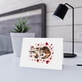 thumbnail image 6 of DistinctInk Greeting Card / Note Card - Valentine's Day Beagle Puppy - PACK of 1, 6 of 7