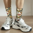thumbnail image 6 of Disketp Watercolor Dogs Unisex Crew Socks Lightweight Breathable Ventilation Ankle Socks, Mid-calf socks for Daily, 6 of 6