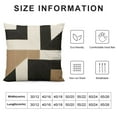 thumbnail image 5 of COMIO  Pack of  Black White Coffee Aztec Throw Pillow Cover, Boho Tribal Geometric Pillowcase, Modern Farmhouse Southwestern Cushion Case for Couch Sofa Bed,, 5 of 5