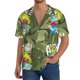 thumbnail image 1 of Fotbe Surfing Dinosaur Camisa Estampada de Manga Corta para Hombre, Casual de Verano, Estilo Playero, Sin Arrugas-Medium, 1 of 5