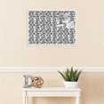 thumbnail image 3 of PinPix 27x19 Custom Cork Bulletin Board Floral Design Black Carnation Poster Board Has a Fabric Style Canvas Finish, Framed in Floral Design Black Carnation, by ArtToFrames (PinPix-202), 3 of 5
