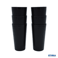 thumbnail image 2 of Set de Vasos de Polipropileno de 16 Oz. /  6 piezas Negro, 2 of 7