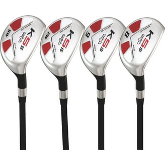 Japan WaZaki 4-SW Hybrid Iron Set USGA R A Rules Golf Club,Black