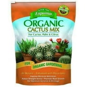 Espoma Organic Cactus Potting Soil Mix, Natural & Organic Soil for Indoor/Outdoor Cactus, Succulent, Palm, and Citrus, 4qt