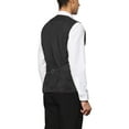 thumbnail image 3 of NOMADIC NOOK Men's Shiny Party Sequin Waistcoat Sleeveless Suit Vest with Bow Tie 2 Pack, 3 of 6