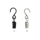 thumbnail image 2 of Ganchos para cortina de ducha Cateissary 50 piezas Plata, 2 of 6
