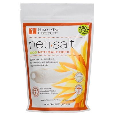 Neti Pot Sea Salt - Neti Pot Salt Bag, 1.5 Pound, Himalayan All Natural By Himalayan Chandra