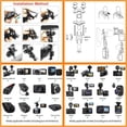thumbnail image 5 of iSaddle Dash Cam Mirror Mount Holder - Professional Rearview Mirror Dash Cam Mount Holder with Various Joints fits 99% On-Dash Mounted Cameras, 5 of 6