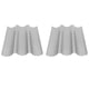 thumbnail image 4 of Sartenes para Baguette profesionales de calidad alimentaria, 3 panes que evitan que se pegue, bandeja para Pan francés perforada para hornear, 2 uds., 4 of 14