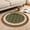 B, variant on AURIGATE Vintage Round Geometric Doormat, 15.74 Inch Retro Style Polyester Floor Mat