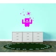 thumbnail image 1 of Wall Design Pieces Robot Wrench Handyman Tool Pink Sparkle Kids Boy Girl Teen Dorm Room 20x20, 1 of 1